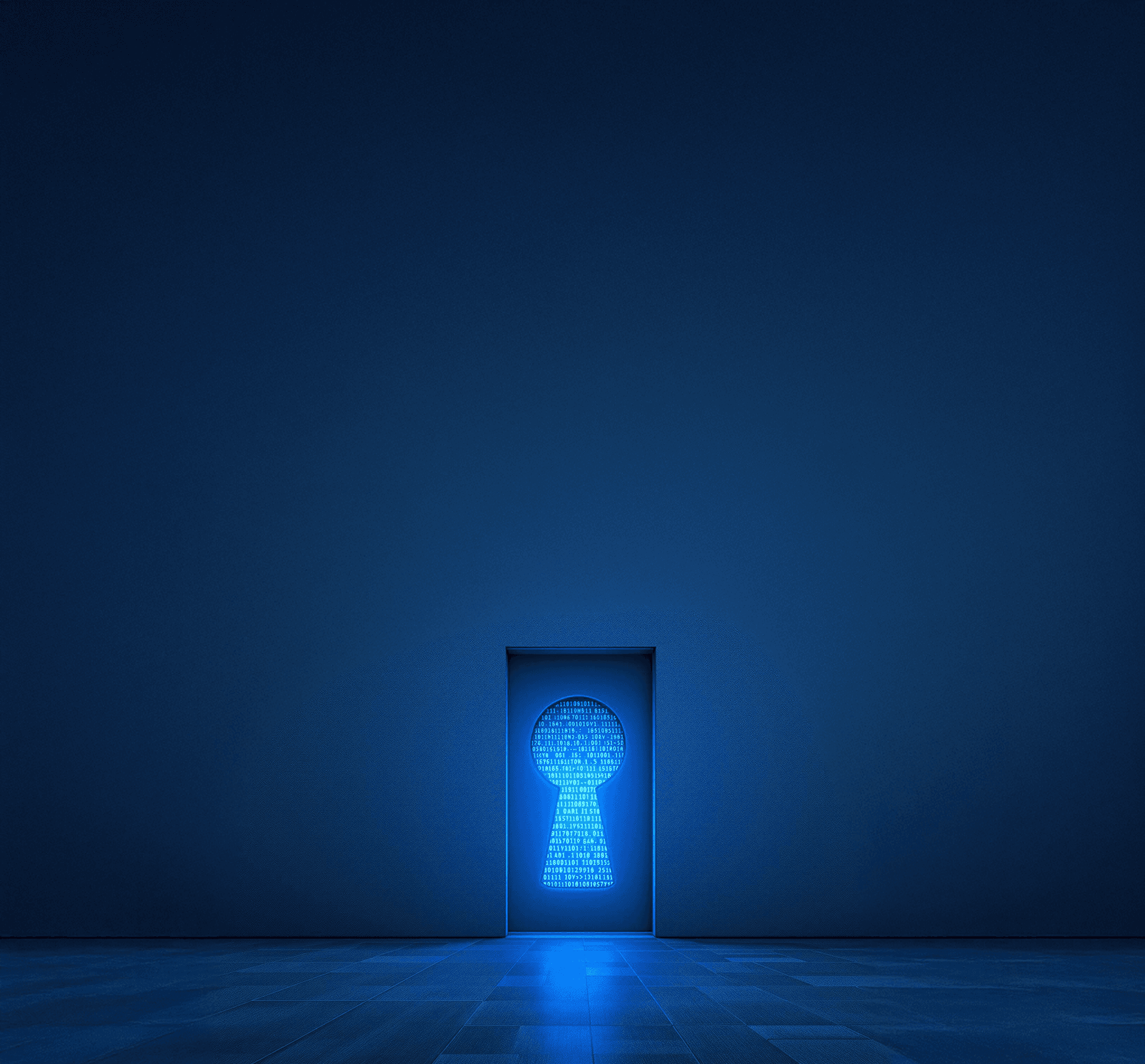 background image, door opens